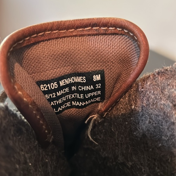 Clarks Boots Size 8 Heavy Duty Weather Resistant  Leather Casual Brown Boots - Picture 5 of 8